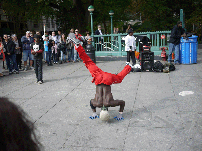 NYC street dancers