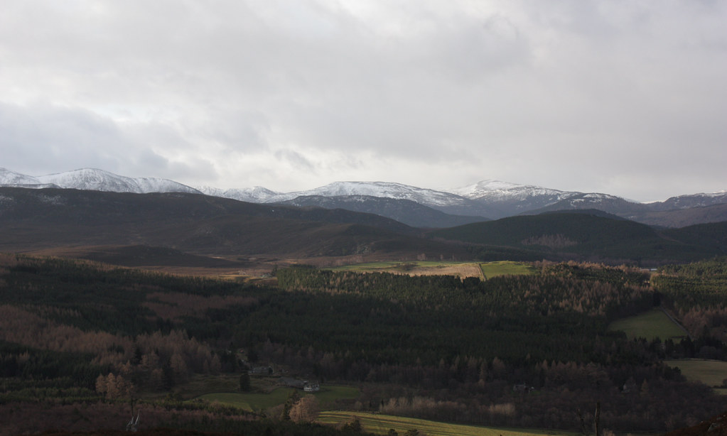 Towards the hills south of Braemar