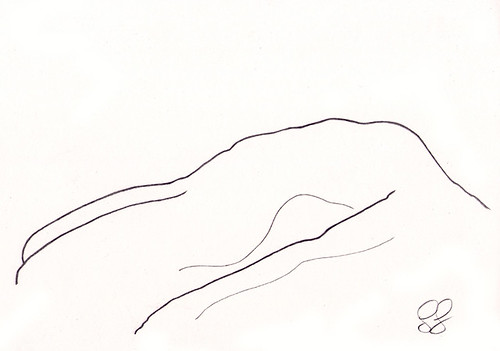 Nude Sketch. by painterz