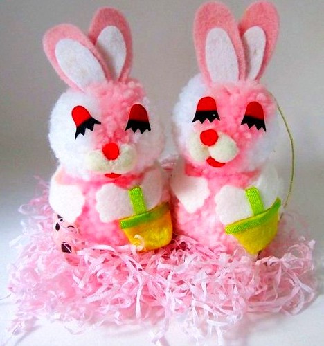 Vintage Easter Bunnies by socal72girl