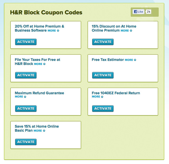 H & R Block Promo Codes and Coupons Flickr Photo Sharing!