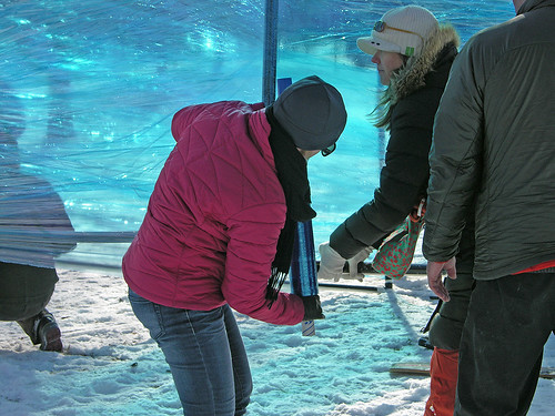 filling the aquarium