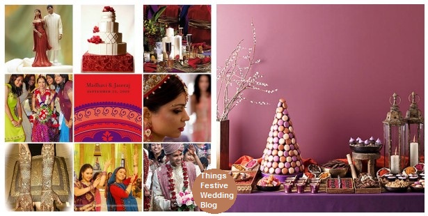 Indian Wedding Theme with Indian Moroccan Dessert Table