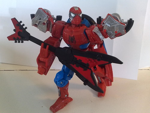 Robo-Spidey Rocks Out