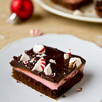 Peppermint Frosted Brownies
