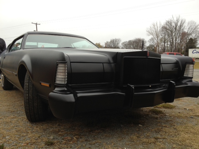 Murdered Out 1973 Lincoln Continental Mark IV