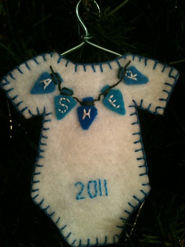 Baby's first Christmas ornament