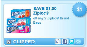 Ziploc Brand Bags Coupon