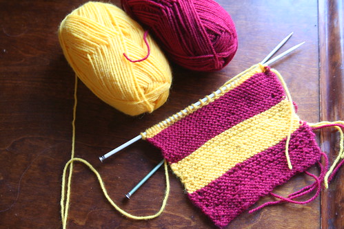 Shared Project in Progress: Gryffindor House Scarf