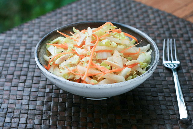 Napa Cabbage, Asian Pear & Carrot Salad