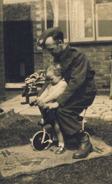 1940 - Dad with my brother Roy