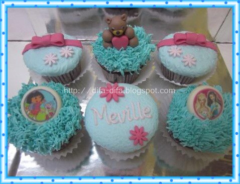 Cupcake set for meville by DiFa Cakes