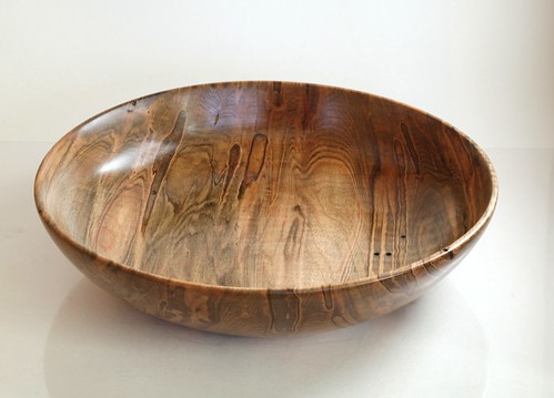 Spalted ambrosia maple platter