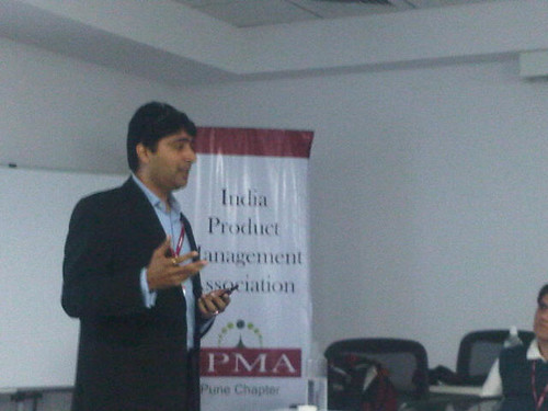 Pinkesh Shah talking at IPMA Pune