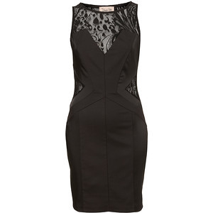 Reverse Panel Bodycon Dress By Dress Up