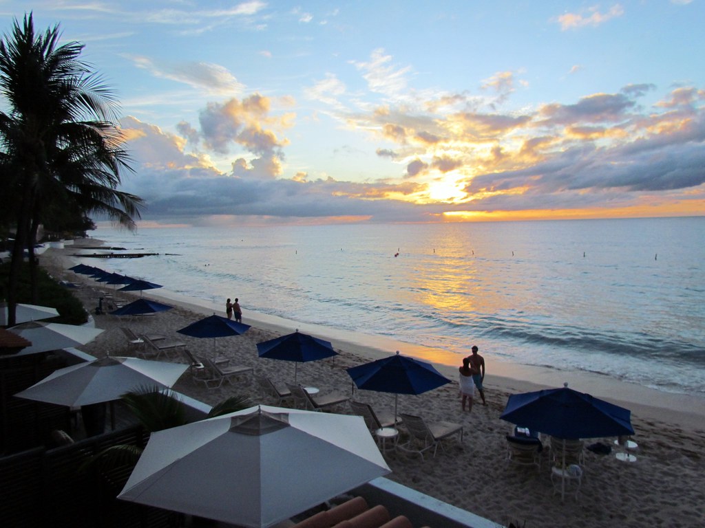Beach at Fairmont Hotel, St James, Barbados