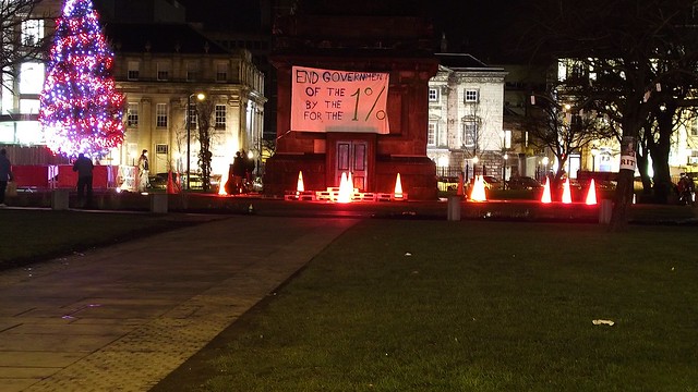 Occupy Edinburgh at night 03