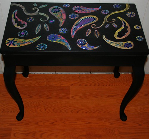 Piano Bench Makeover by Rick Cheadle Art and Designs