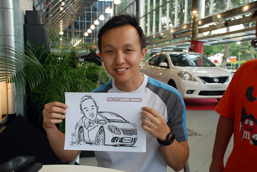 Caricature live sketching for Tan Chong Nissan Almera Soft Launch - Day 1 - 47
