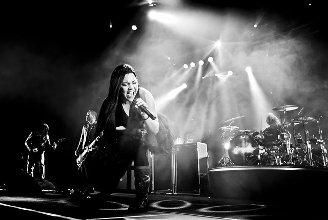 Amy Lee of Evanescence live at Verizon Arena in North Little Rock