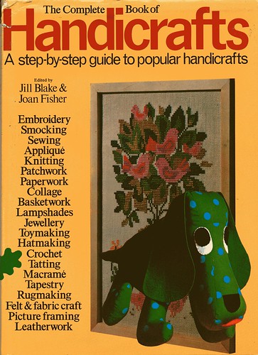vintage handicrafts book cover