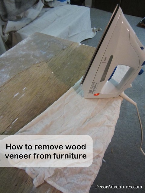 How to Remove Wood Veneer from Furniture