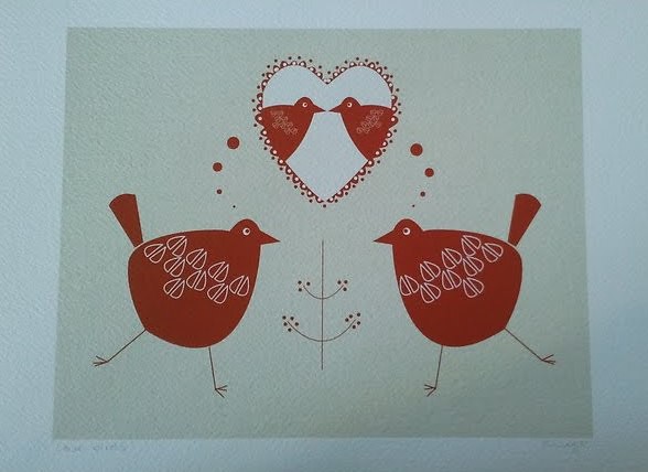love birds print
