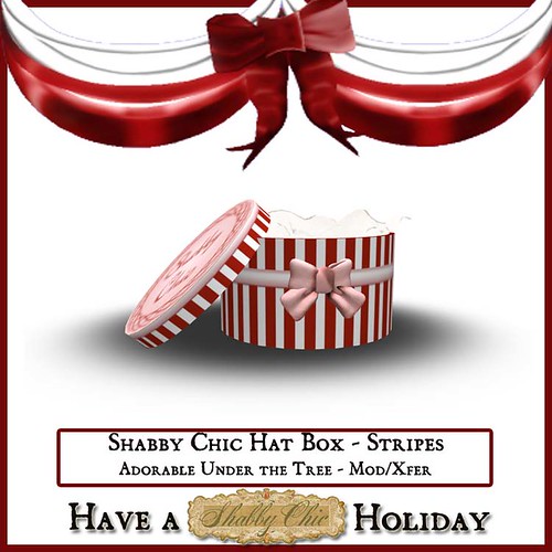 Shabby Chic Hat Box Stripes by Shabby Chics