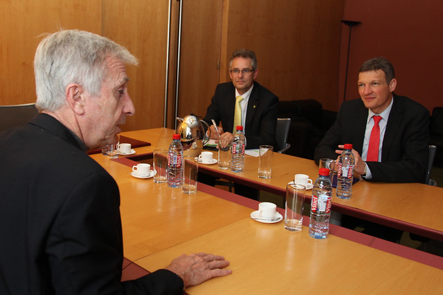 Bilder vom Treffen des saarl ndischen Europaministers Stephan Toscani mit