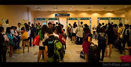 Clearing customs at Kota Kinabalu Terminal 2