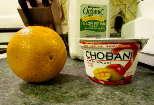 Orange Creamsicle Smoothie Ingredients