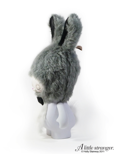 Grey Fancy Snow Bunny