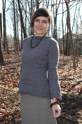 20111223. day #23: Boatneck Bluebell Sweater by Stefanie Japel 