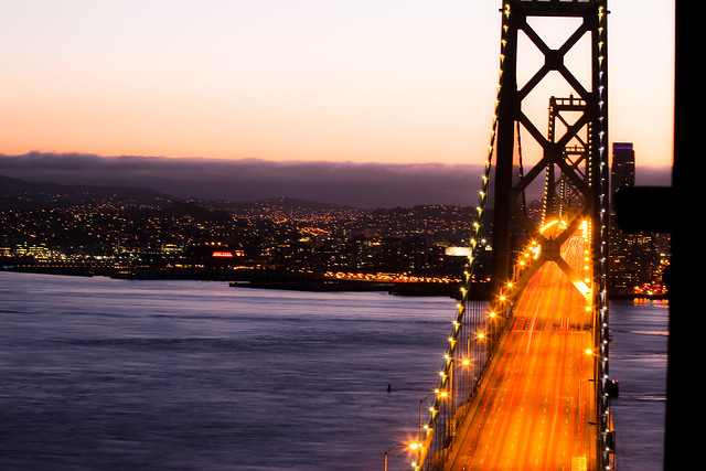 Moving Cars - San Francisco & Bay Bridge 2