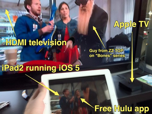 Hulu Streaming via Airplay to Apple TV