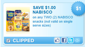 Nabisco Snacks Coupon