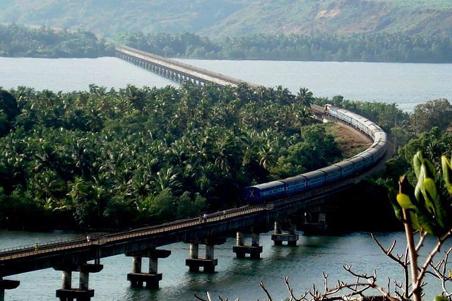konkan railway bridge near honnavar 