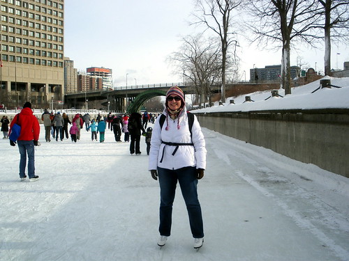 Me! Skating! On the Canal!