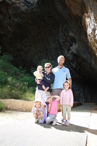 Family Jan, 2012 @ Yarrangobilly Caves