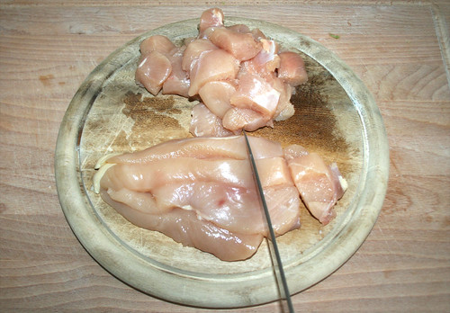 12 - Hühnerbrust würfeln / Dice chicken breast