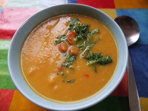 Kick-ass carrot & coriander soup