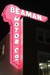 Beaman Motors Neon Sign (2012)