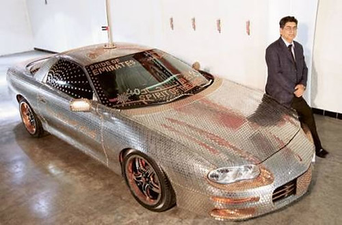 Chevrolet-Camaro-covered-with-UAE-Coins