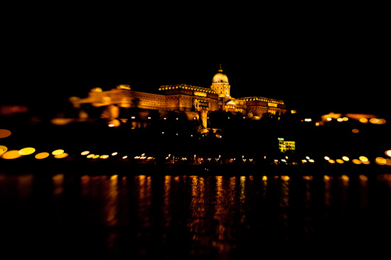 Budapest Castle at night