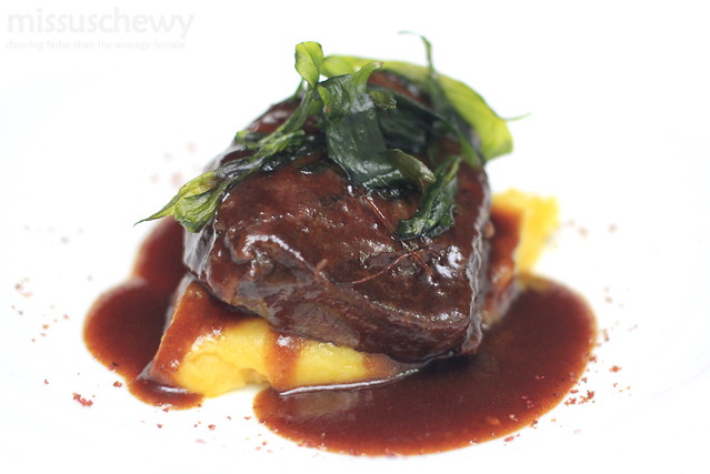 Slow-cooked Grain-Fed Beef Cheek in Amarone Red Wine