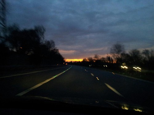 sunrise on motorway1