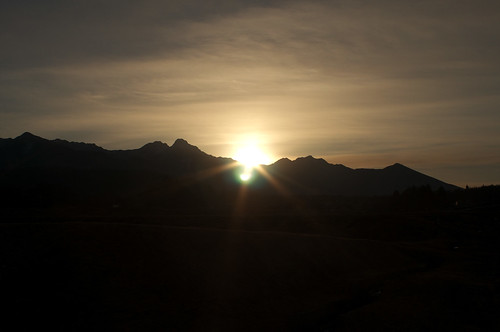 Sunrise on January 1, 2012