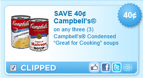 Campbells Condensed Great For Cooking Soups Coupon