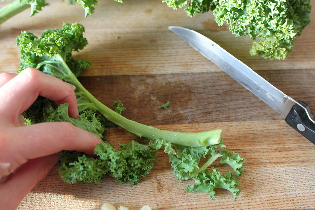 How to cut Kale