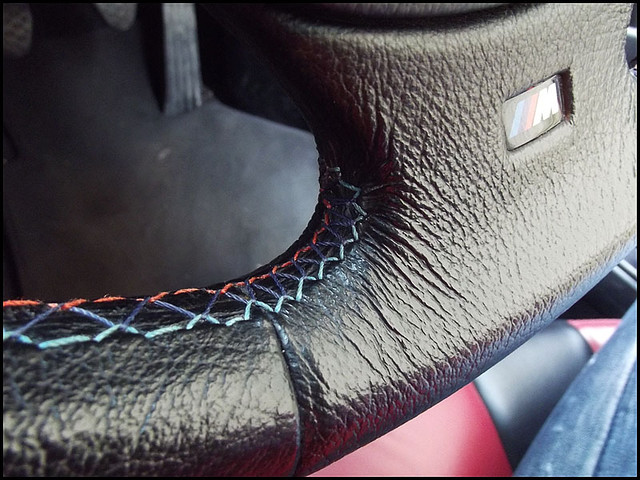 1999 M Coupe | Imola Red | Imola/Black | M Steering Wheel Stitching